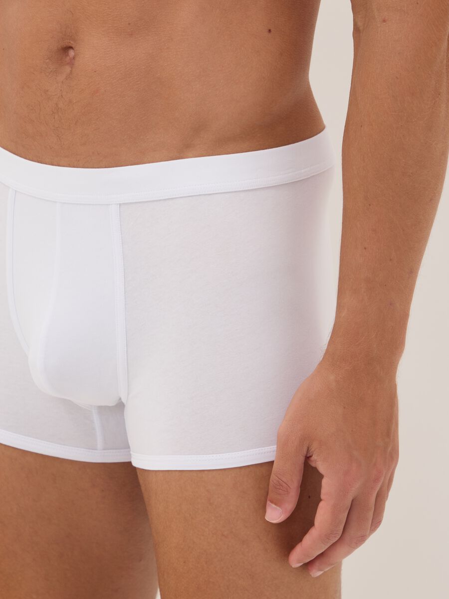 3-pack of white stretch extra-fine cotton boxer shorts_3