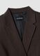 Brown stretch viscose micro-check regular-fit blazer_5