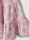 Girls&rsquo; pink sleeveless stretch dress with floral print_3
