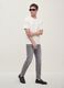 Grey slim-fit jeans in cotton and viscose blend_0