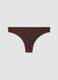 Brown organic cotton Brazilian briefs with regular waist_2
