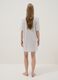 Grey stretch cotton nightshirt regular fit with strawberries_3