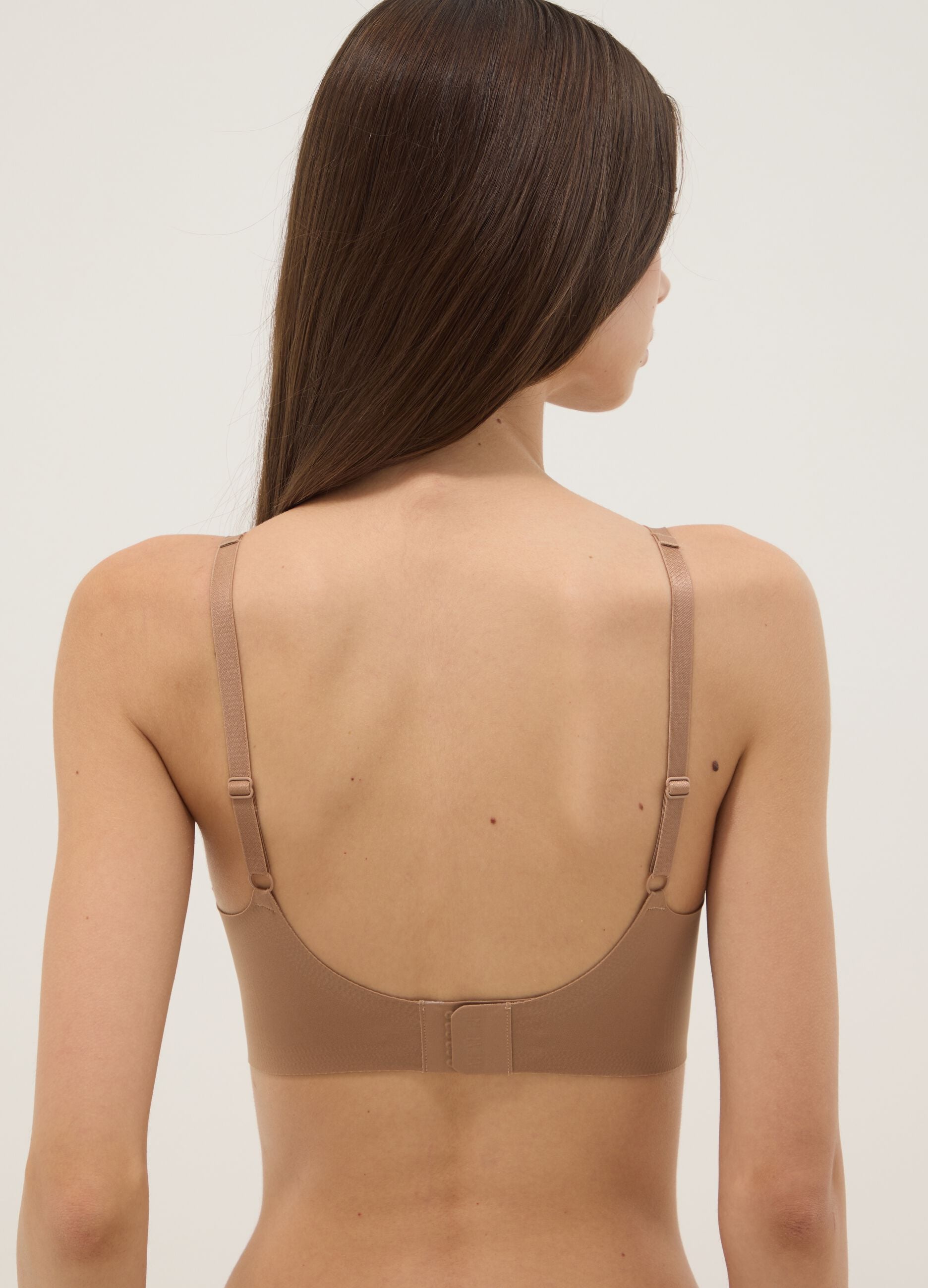 Beige Bra with Removable Padding
