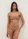 Multicoloured striped stretch bikini bottoms_0