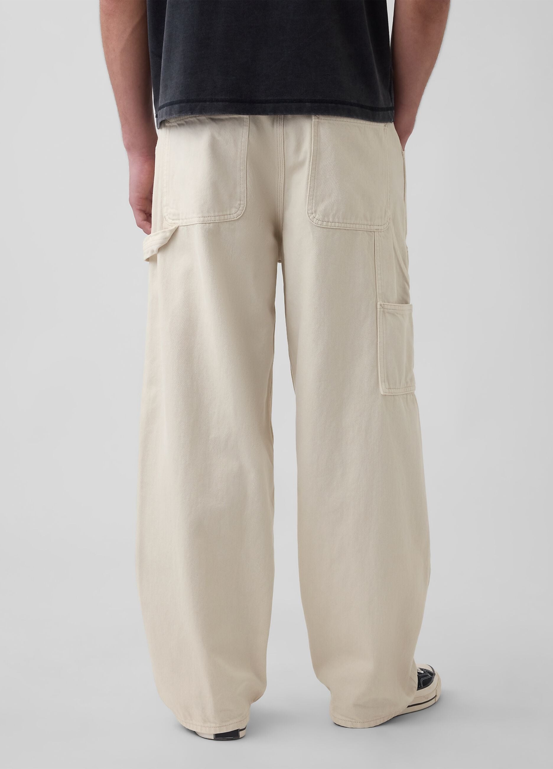 Pure cotton cargo trousers