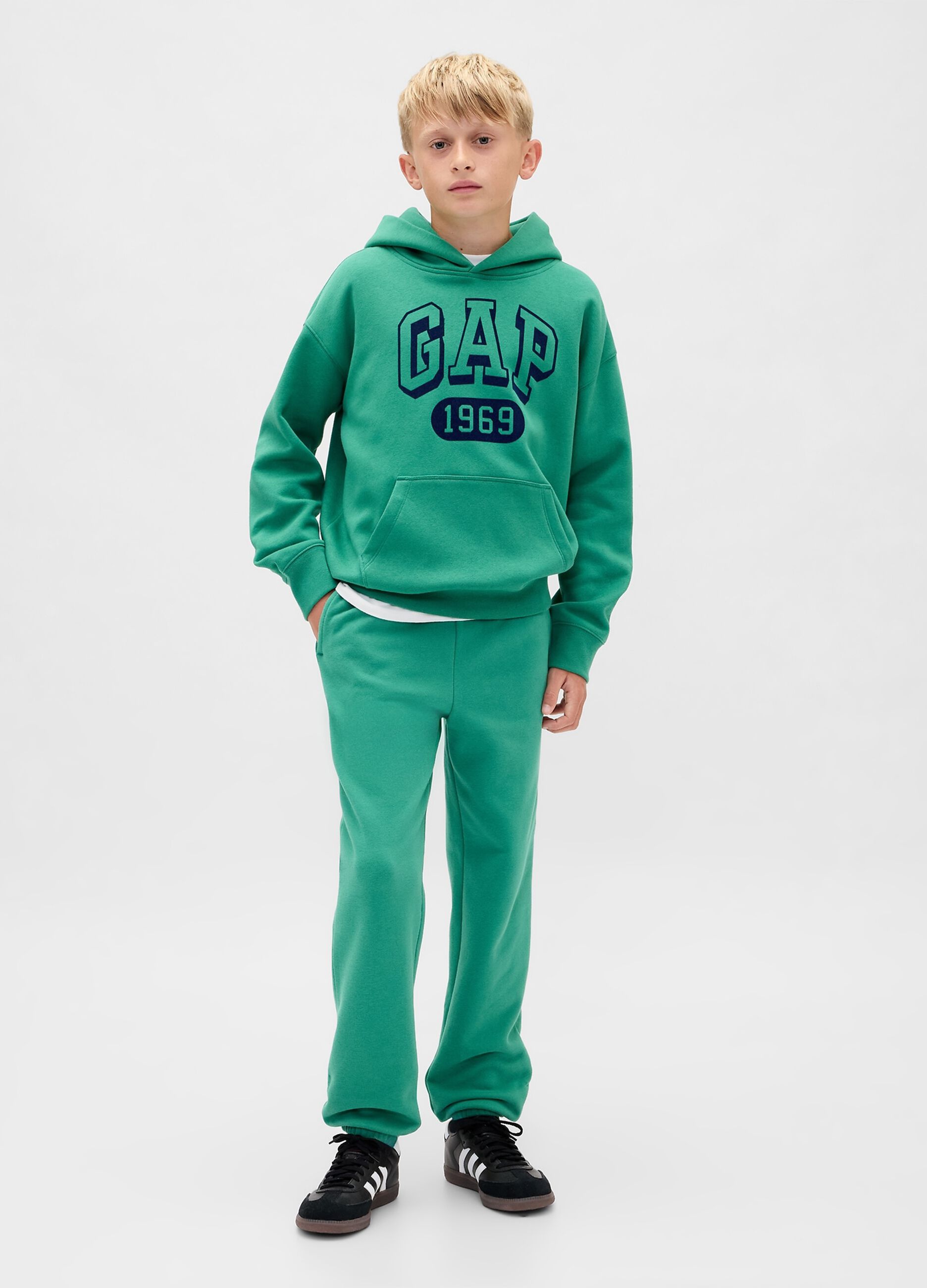 Green hoodie for kids