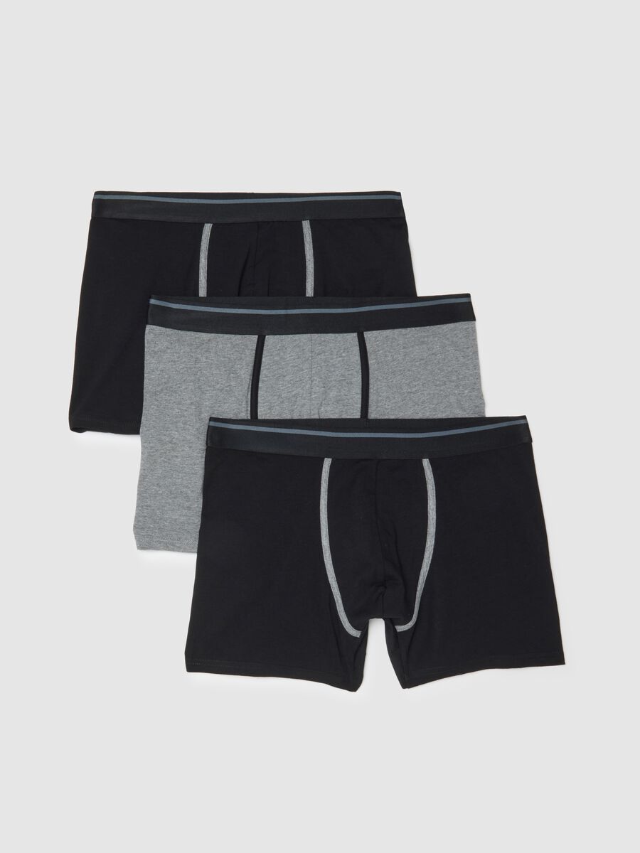 3-pack of multicolour regular-fit midi boxer briefs in stretch organic cotton_4