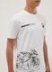 White short-sleeve cotton-blend boys&rsquo; T-shirt, relaxed fit_2