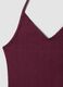 Purple ribbed pure cotton top_5