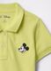 Cotton polo shirt with embroidered Mickey Mouse_2