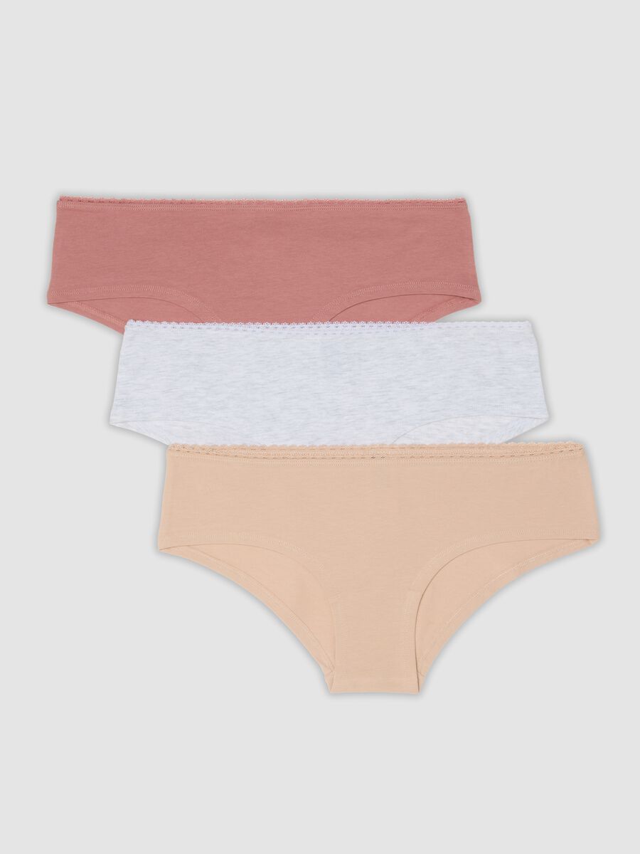 3-pack of multicolour briefs in stretch organic cotton_4