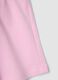 Girls&rsquo; pink pure cotton regular-fit shorts_3