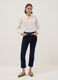 Stretch Cotton Denim Blue Bootcut Jeans_0