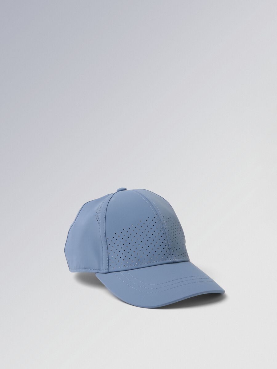 ALTAVIA COURT blue stretch-fabric sports cap with visor_0