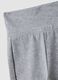 Girls&rsquo; grey flared leggings in organic cotton and stretch viscose_2