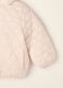 Pink quilted hooded jacket with little ears_1