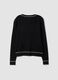 Black stretch viscose regular-fit cardigan_5