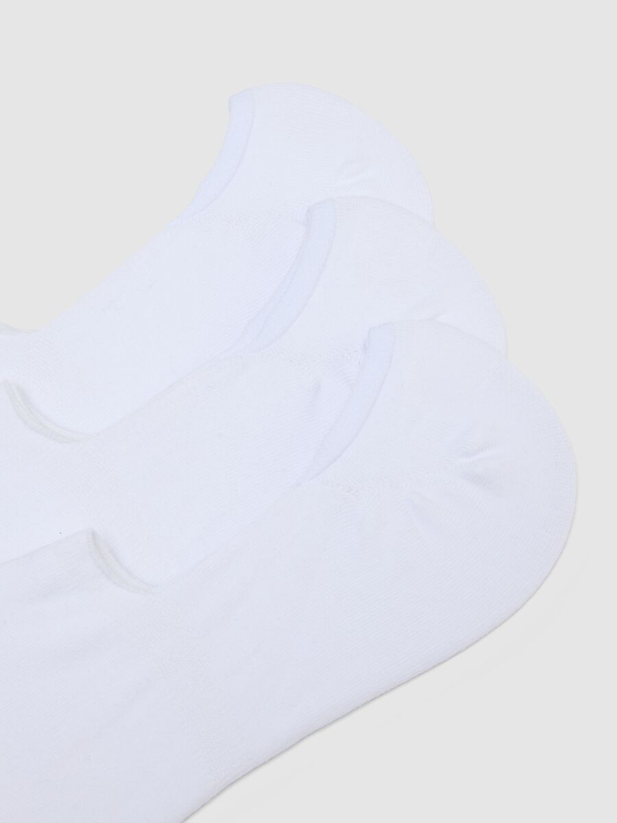 Tripack calzini sportivi in misto cotone elasticizzato bianco_2