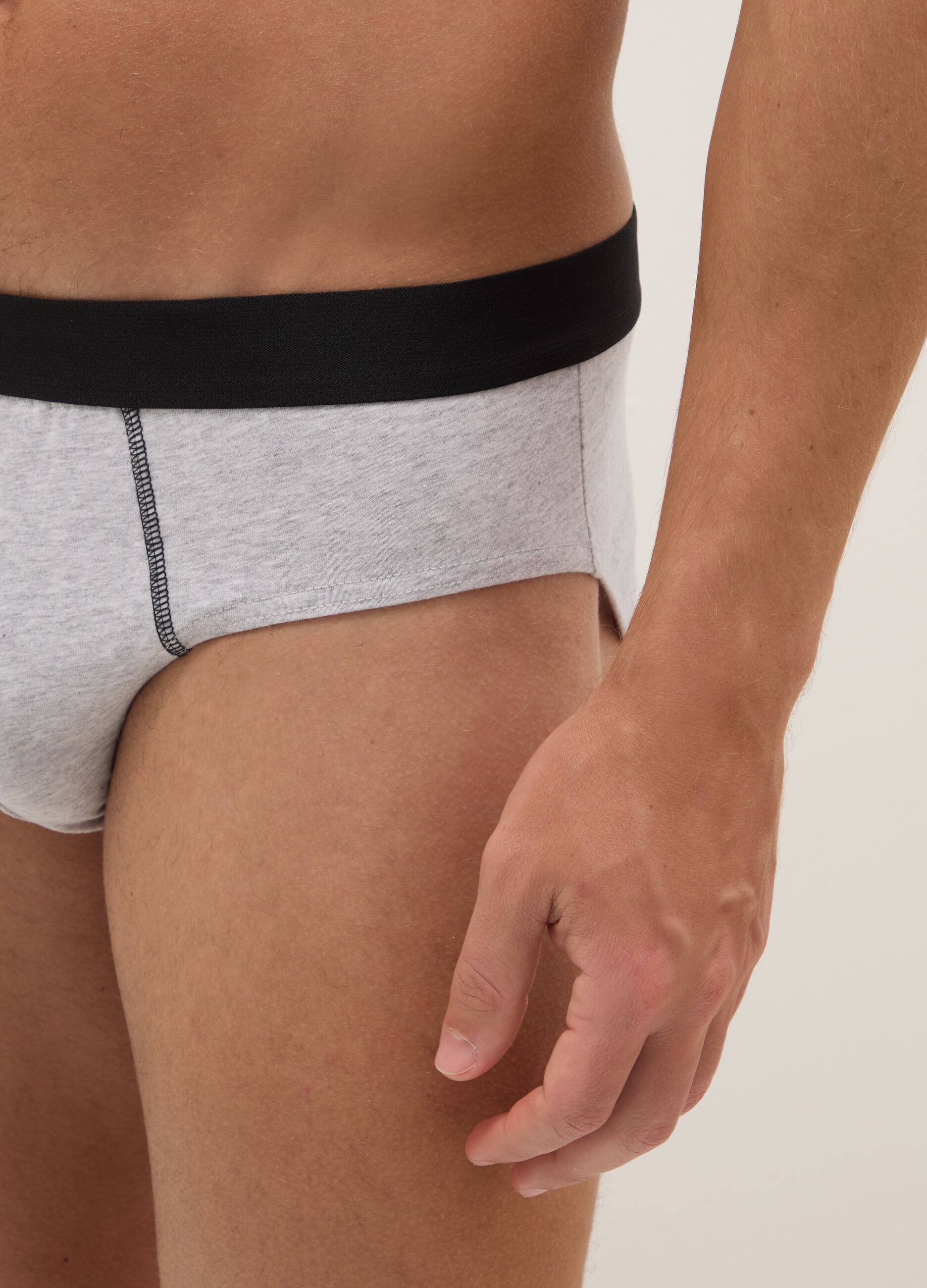 Multipack Multicolour Stretch Cotton Regular Fit Briefs