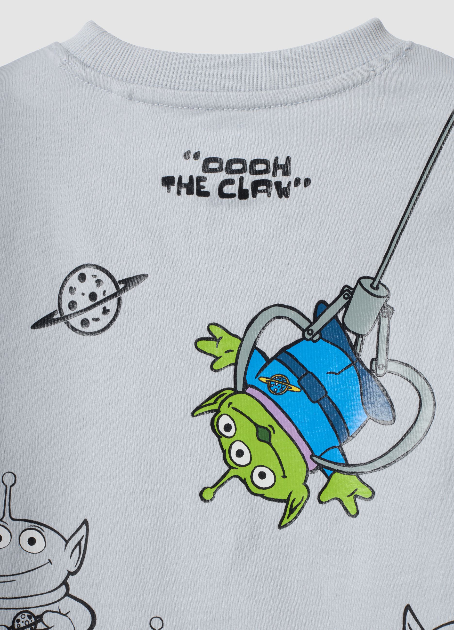 Grey pure cotton Toy Story graphic T-shirt for boys