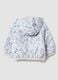 Multicolour floral hooded jacket for baby girl_1