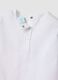 White and pink stretch cotton set with T-shirt and shorts_2