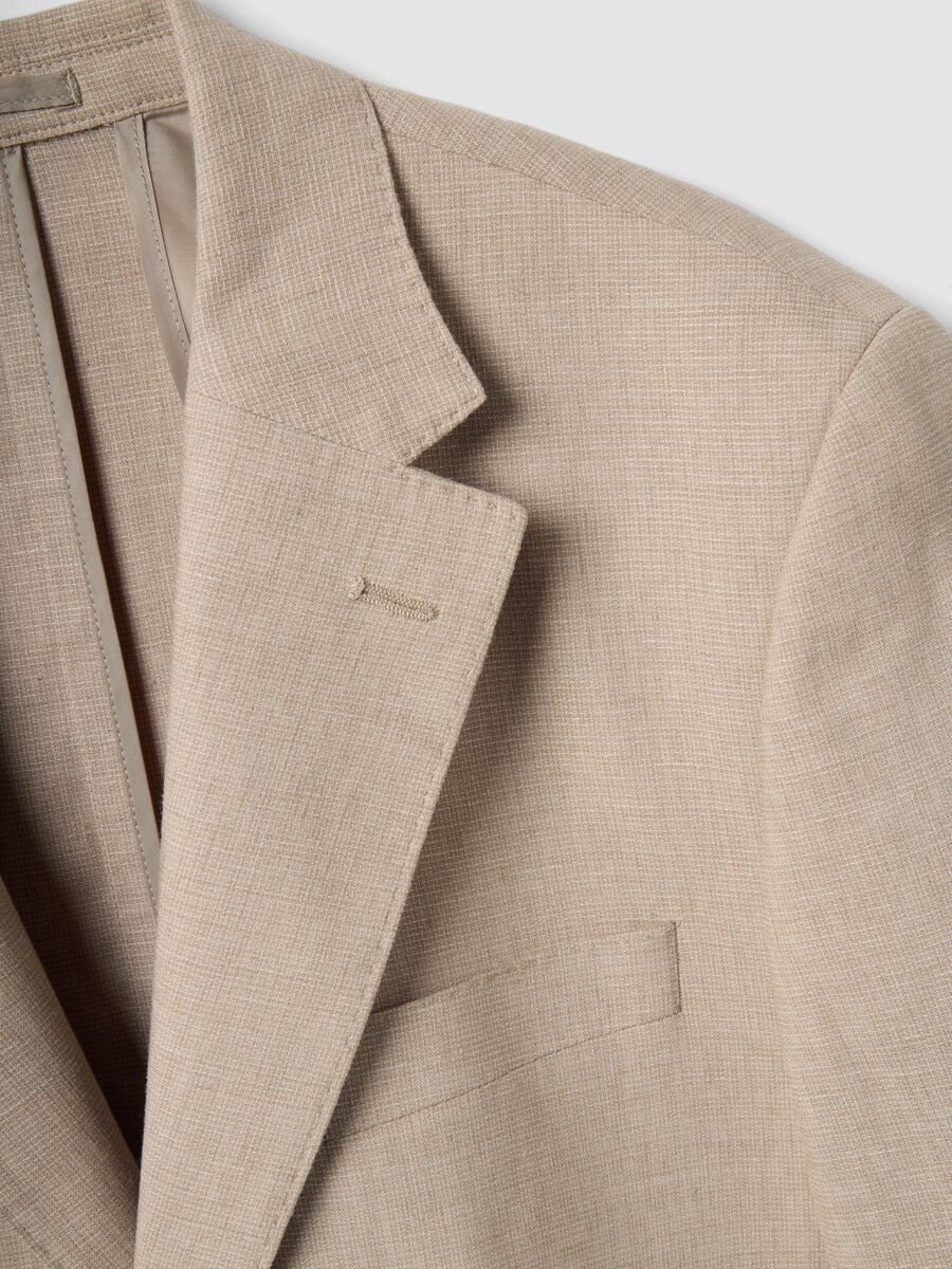 Blazer beige slim fit_6
