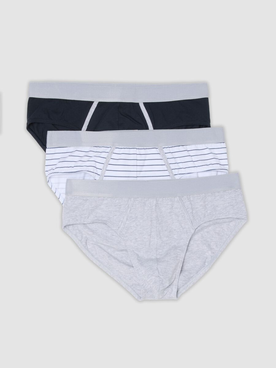 3-pack of multicolour men&rsquo;s briefs in organic stretch cotton_4