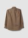 Brown regular-fit easy-iron button-down collar shirt_5