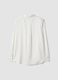 White stretch-fabric shirt with classic collar, regular fit_6