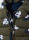Green padded hooded gilet with Mickey print for boys_2