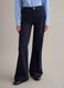 Blue bootcut jeans in stretch cotton_1