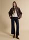 Blue stretch-cotton straight-fit jeans_0