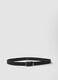 Black belt with rectangular buckle_0