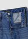 Blue denim wide-leg jeans in pure cotton_5