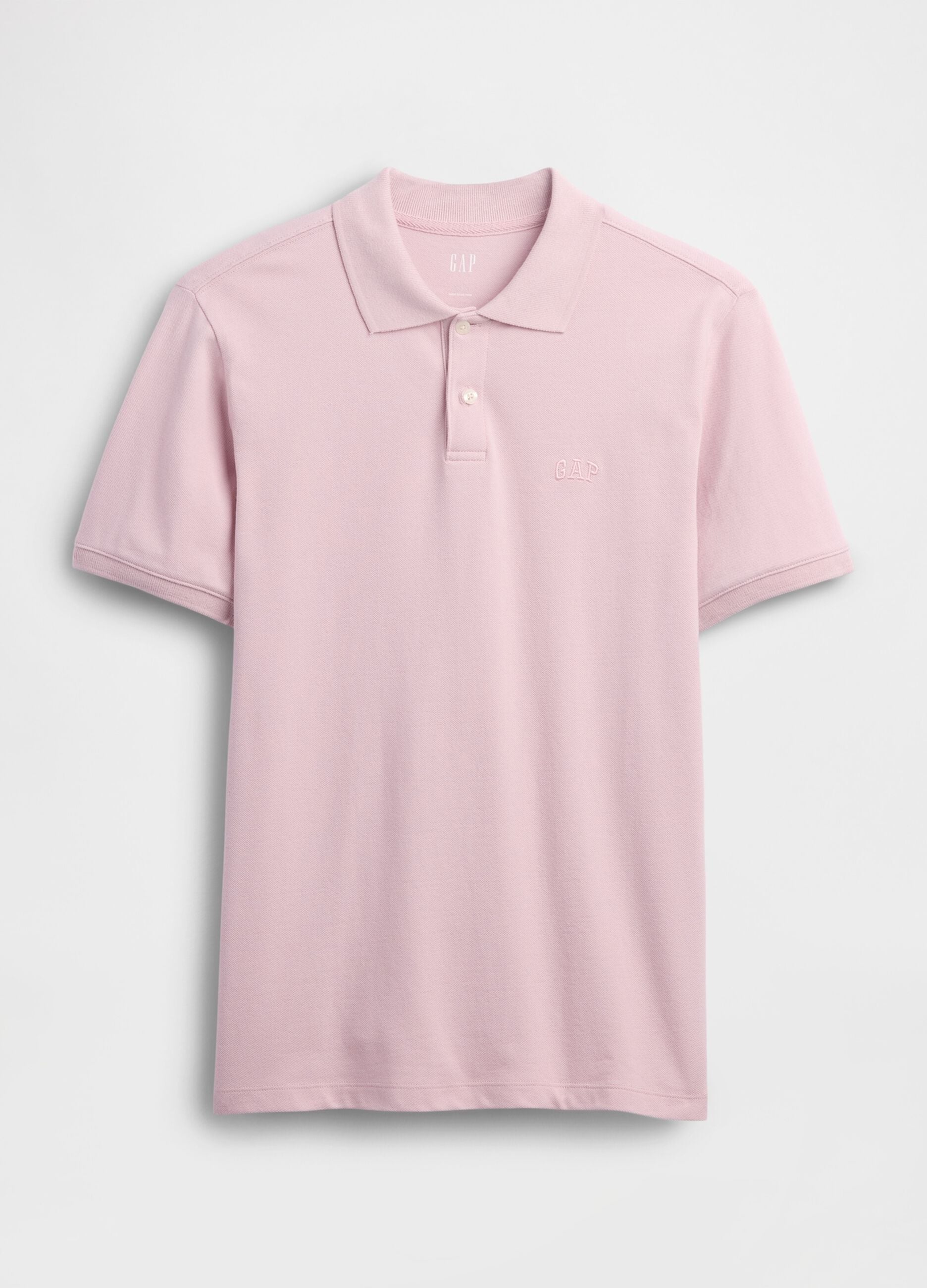 Polo a maniche corte in cotone con logo GAP