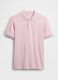 Polo a maniche corte in cotone con logo GAP_3
