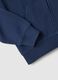Children's Blue Hoodie with Full Zip in Pure Cotton Regular Fit_3