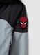 Grey hooded jacket with MARVEL Spider-Man prints for boys_2