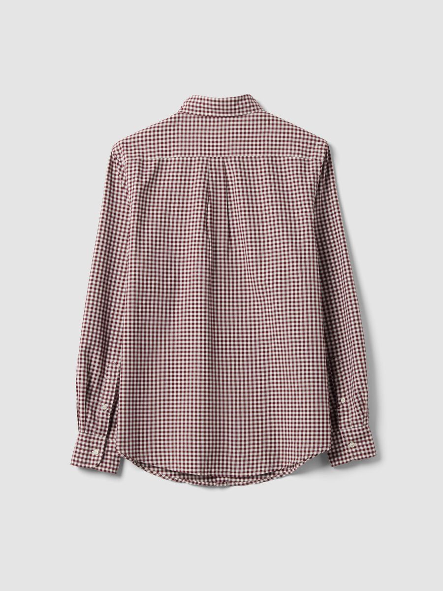 Camicia oxford multicolor a quadri in puro cotone regular fit_6
