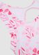 Pink stretch bikini with frills_2