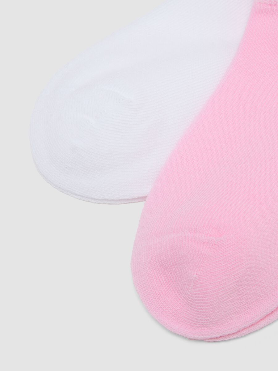 Girls' cotton blend multicolour short socks multipack_1