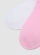Girls' cotton blend multicolour short socks multipack_1