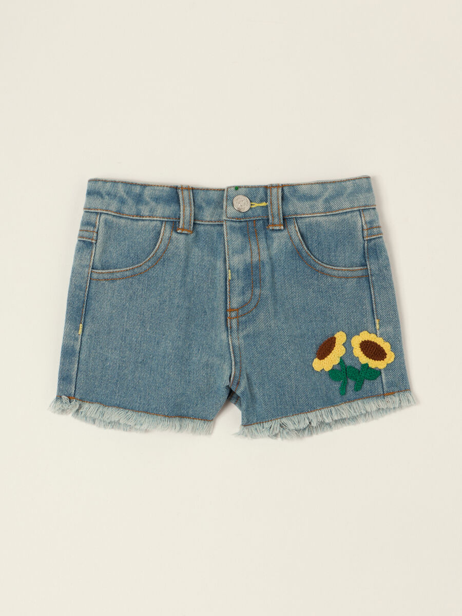 Shorts in viscosa misto cotone IANA_0