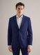 Blue Slim Fit Jacket with Notched Lapel_0