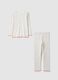 Regular fit multicolour pure cotton pyjamas for girls_0