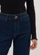 Blue wide-leg jeans in stretch cotton_3