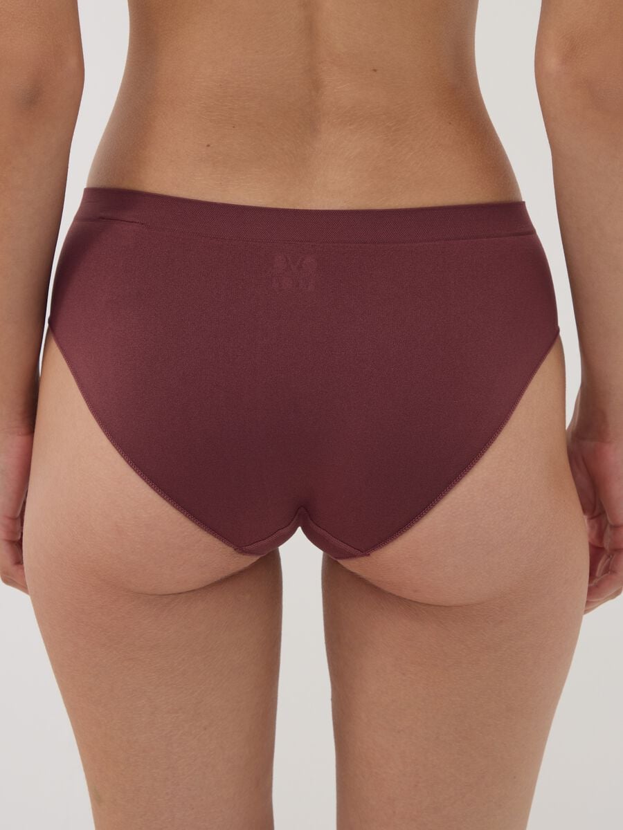 Brown stretch microfibre briefs_2