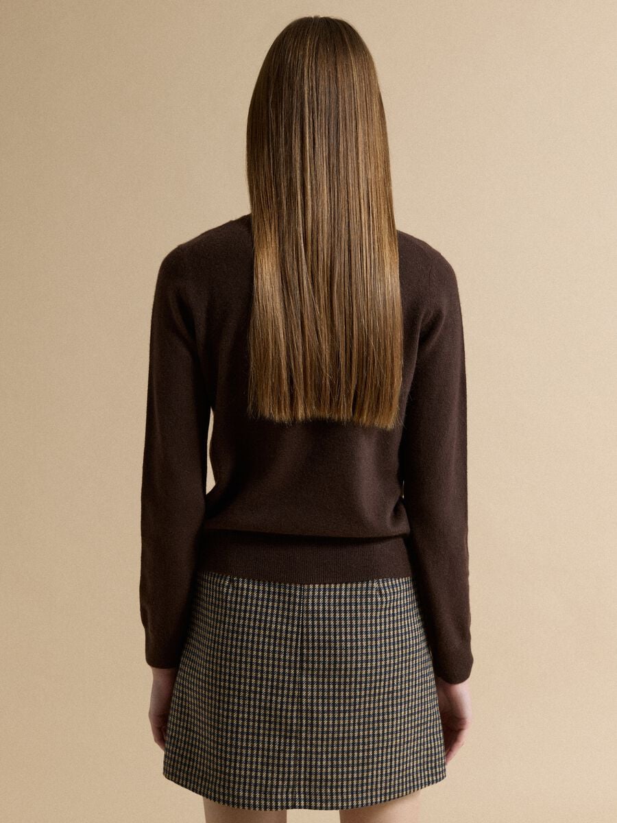 Brown pure cashmere crew-neck jumper_3