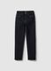 Blue stretch cotton slim fit jeans_4